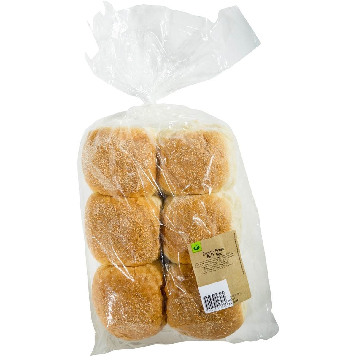 Woolworths Bread Rolls Crusty Lunch 6pk Woolworths