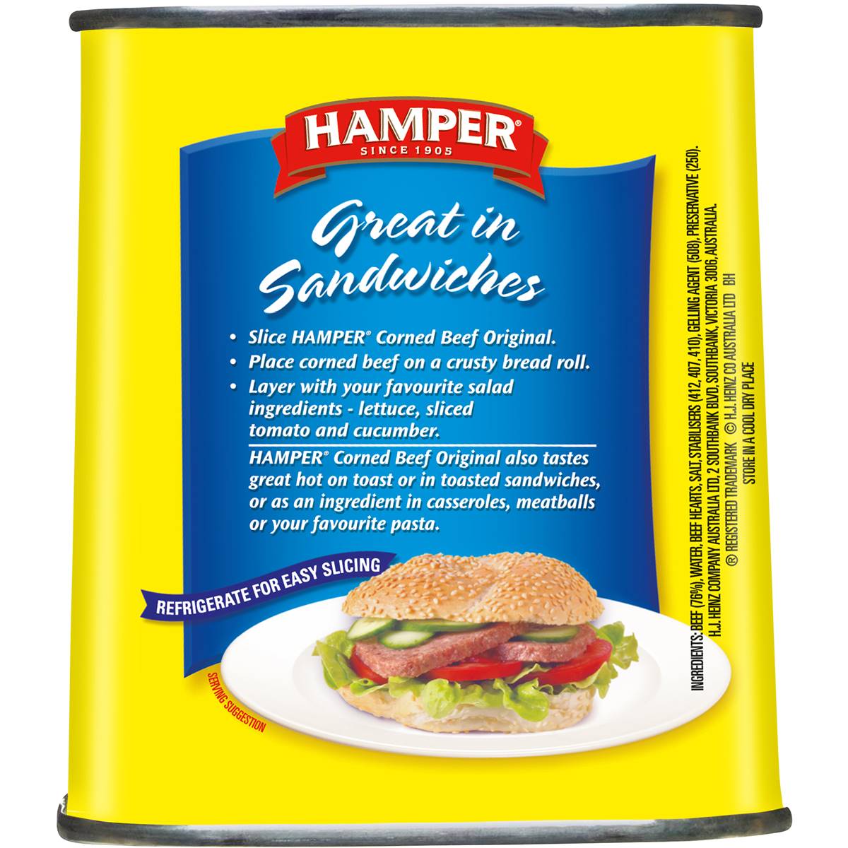 Hamper Corned Beef Original Canned Meat 340g Woolworths