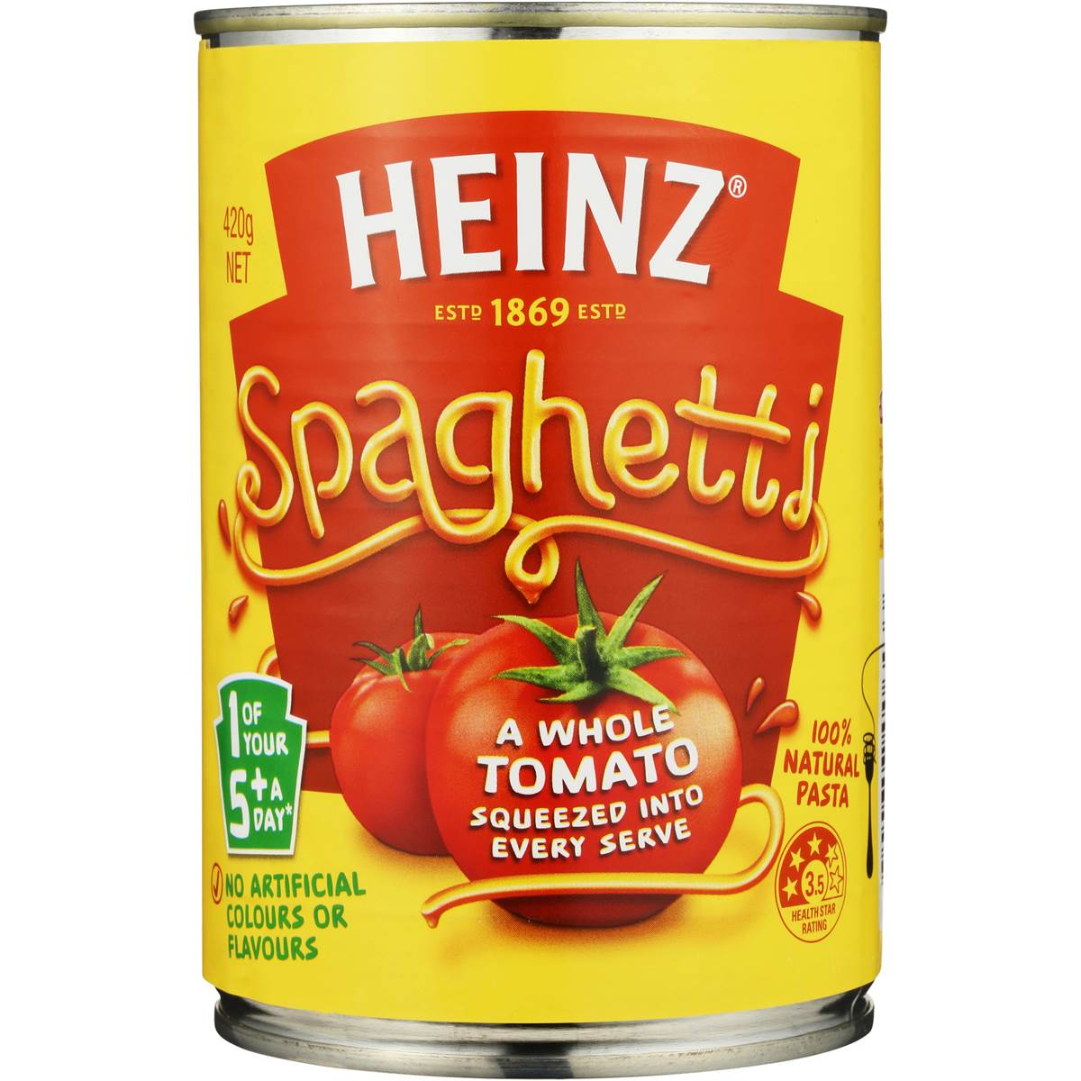 Heinz Spaghetti Tomato & Cheese Sauce 420g Woolworths
