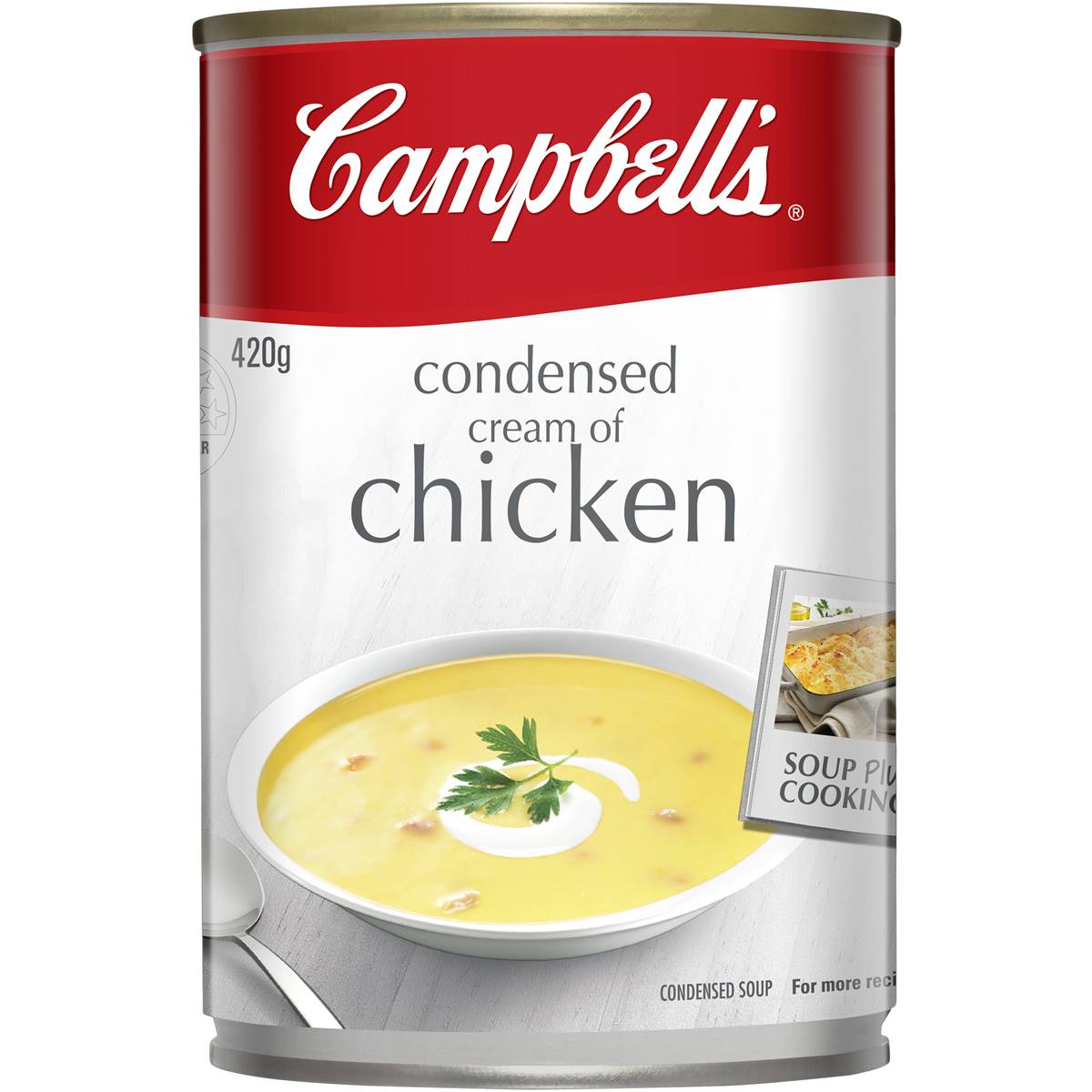 Campbell's Condensed Soup Cream Of Chicken 420g Woolworths