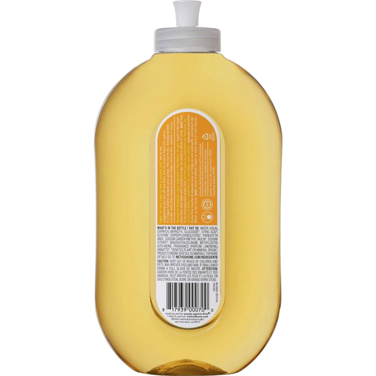 Method Squirt + Mop Hard Floor Cleaner Ginger Yuzu 739ml Woolworths