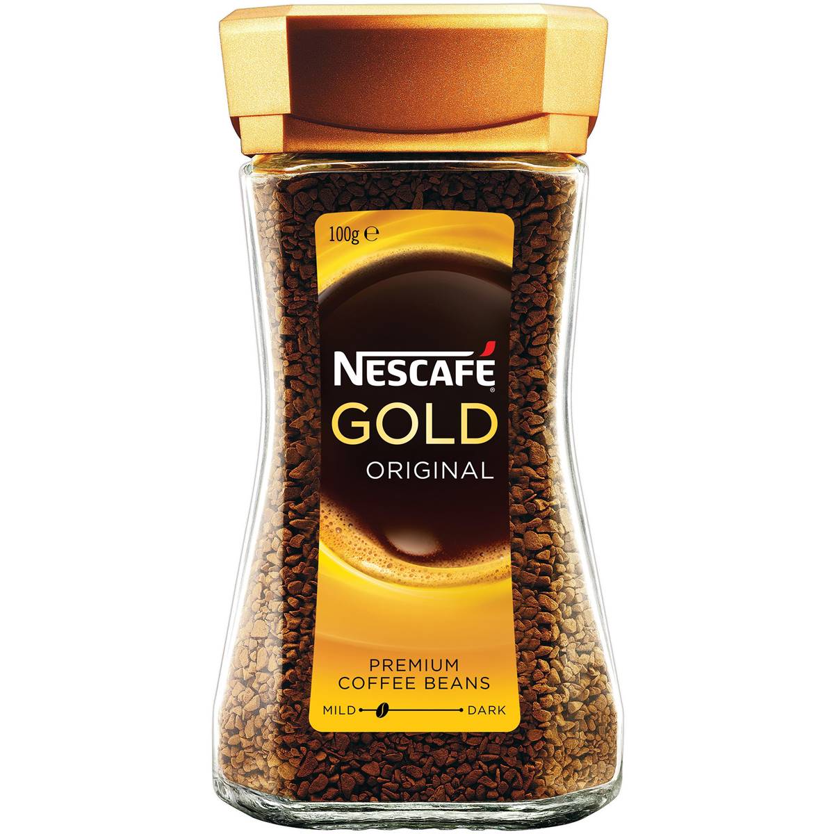 Nescafe Gold Instant Coffee Original Roast 100g | Woolworths