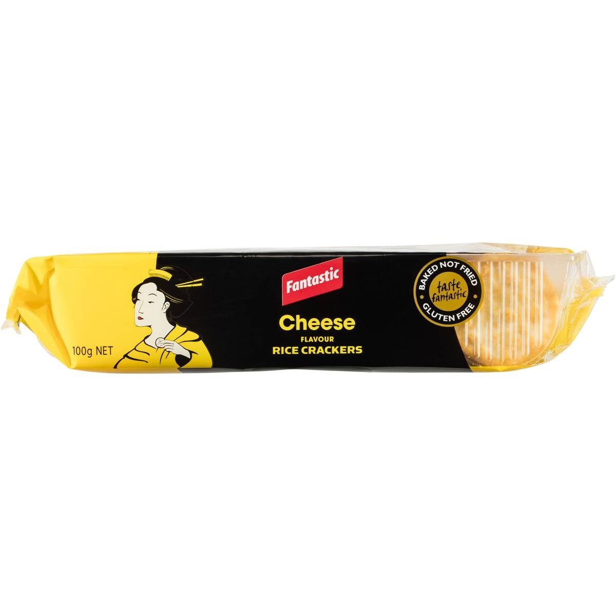 Fantastic Rice Crackers Cheese 100g Woolworths