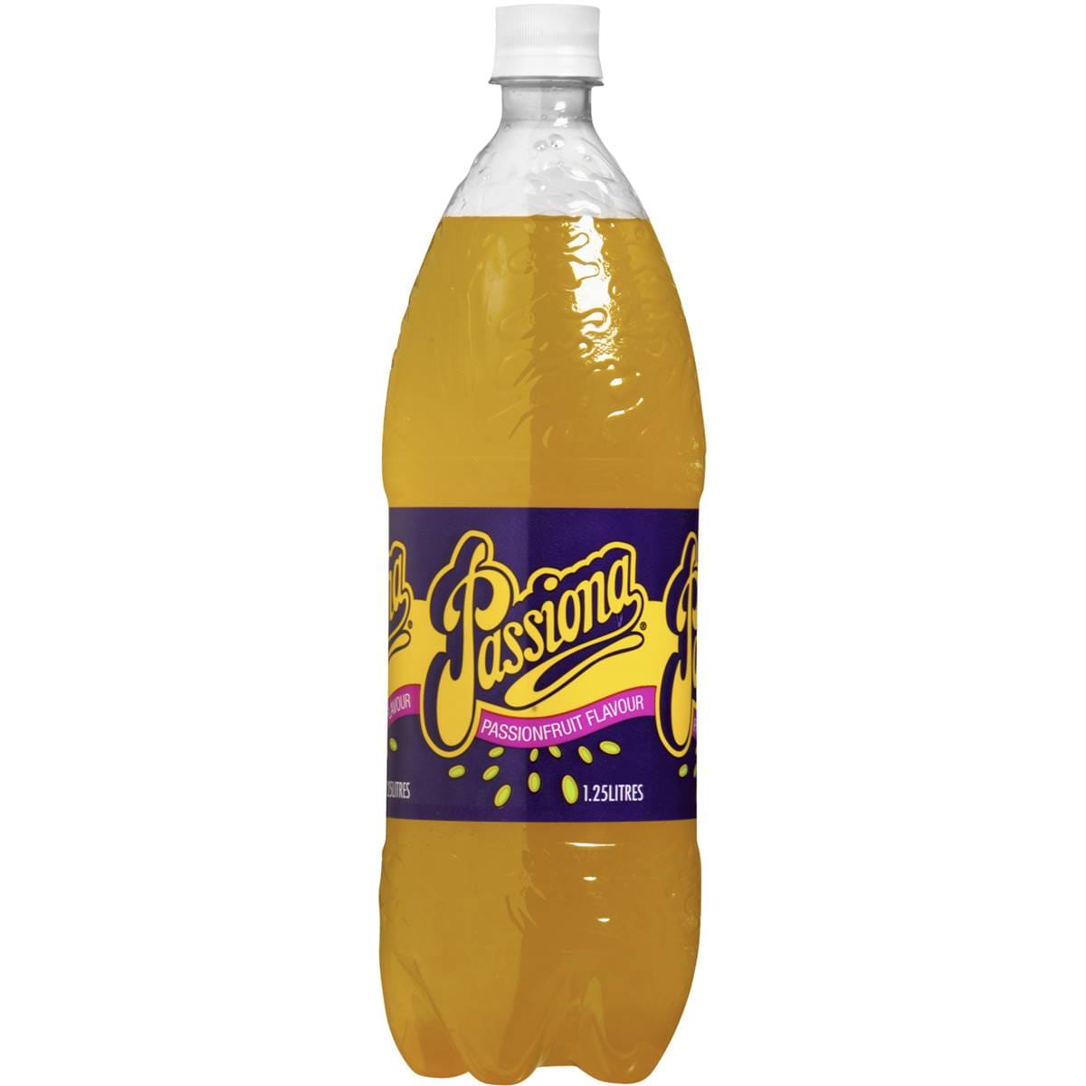 Passiona Passionfruit Soft Drink Bottle 1.25l Woolworths