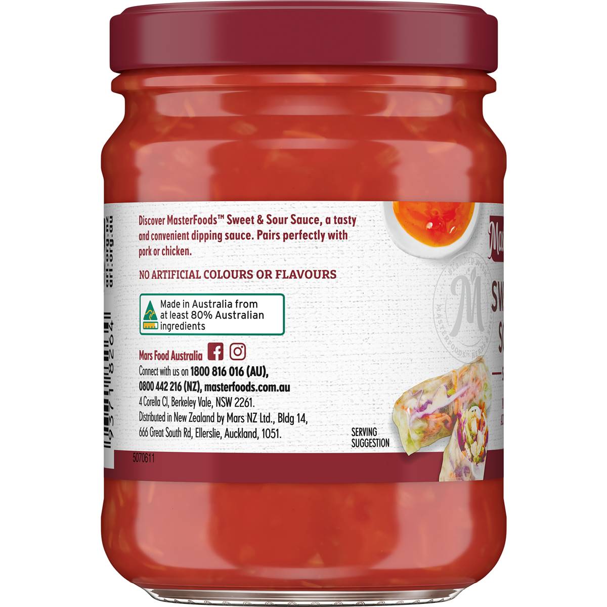 Masterfoods Sweet & Sour Sauce 270g Woolworths