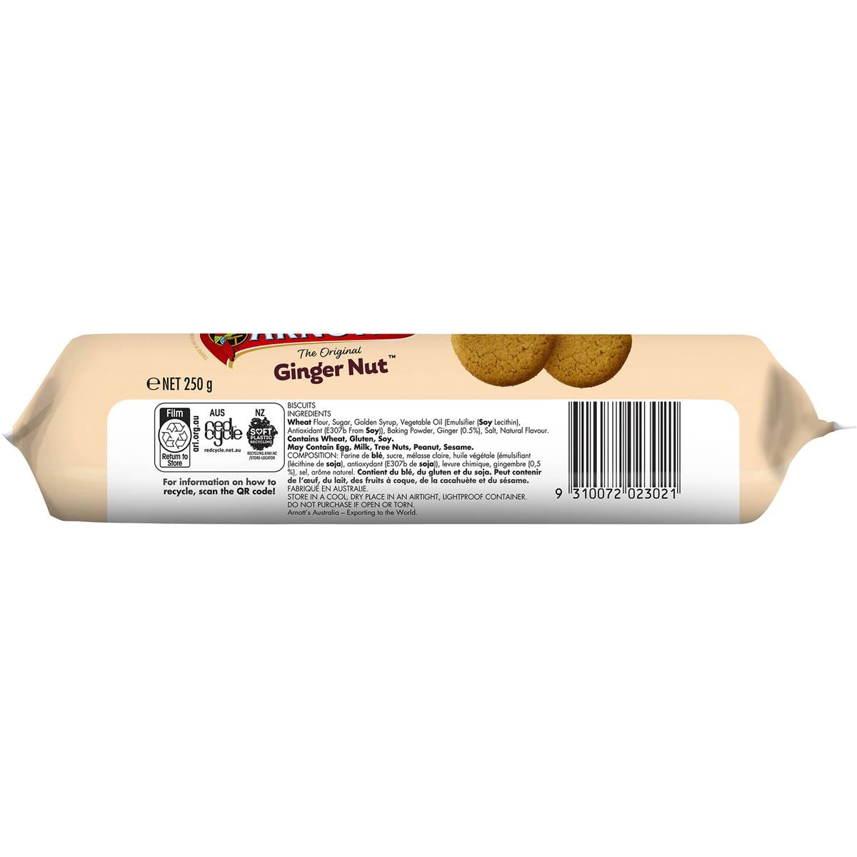 arnott-s-ginger-nut-plain-biscuits-biscuits-250g-woolworths