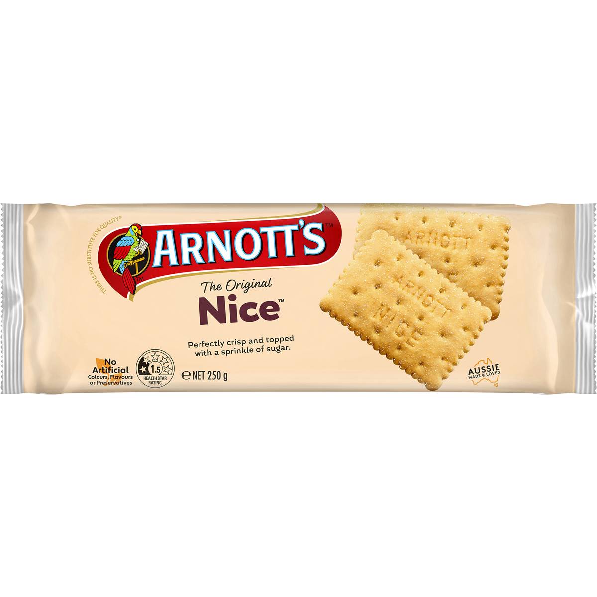 Arnott's Nice Plain Biscuits Biscuits 250g | Woolworths