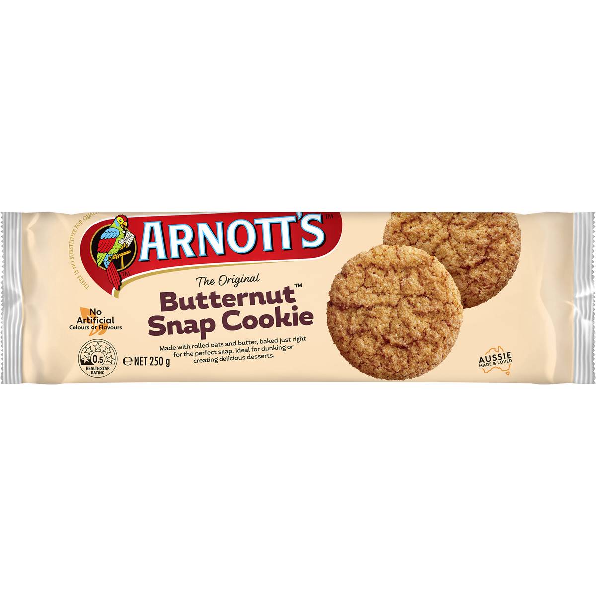 Arnott's Arnott's Butternut Snap Cookie Plain Biscuits 250g Woolworths