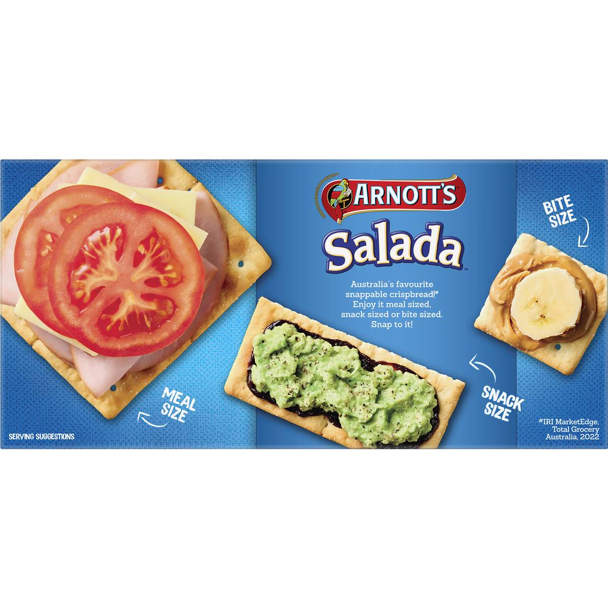 Arnott's Salada Original Crispbreads 250g Woolworths