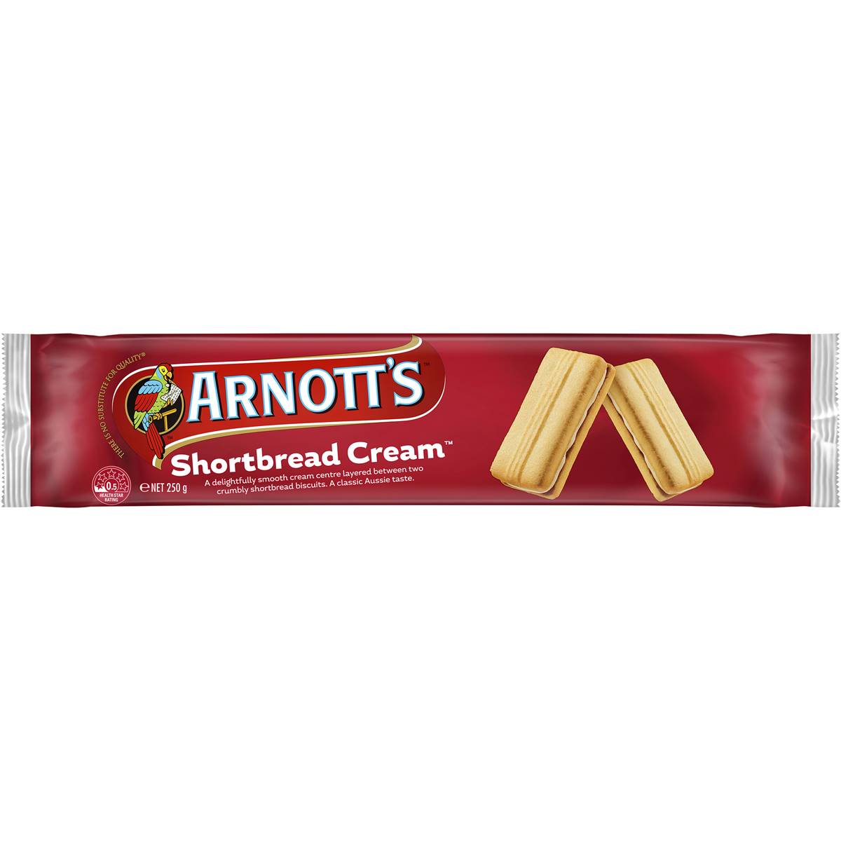 Arnott's Shortbread Cream Biscuits 250g | Woolworths