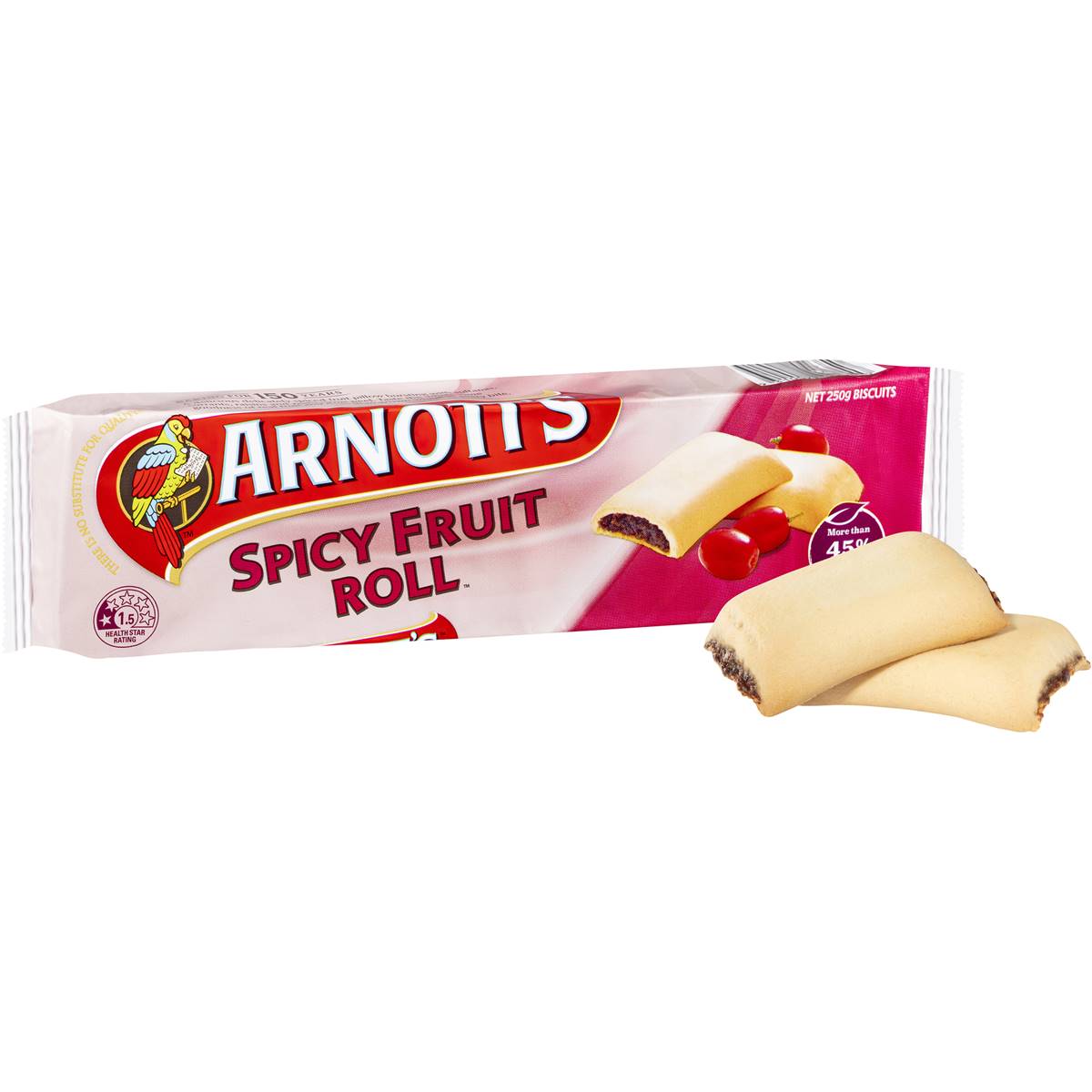 Arnott's Spicy Fruit Roll Biscuits Biscuits 250g | Woolworths