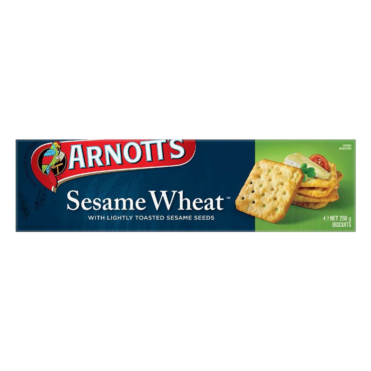 Arnott's Sesame Wheat Crackers 250g Woolworths