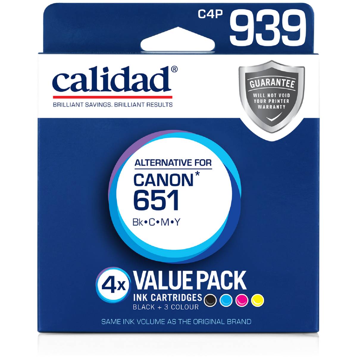 Calidad Canon Printer Ink Cli-651 4 Colour