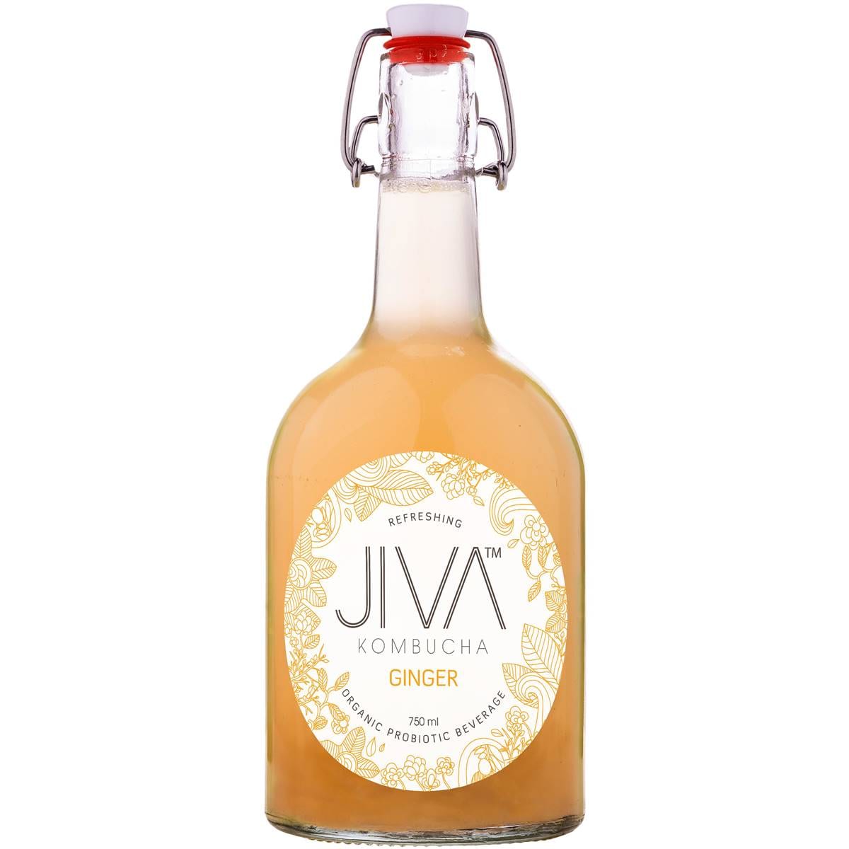 Jiva Kombucha Ginger 750ml Woolworths