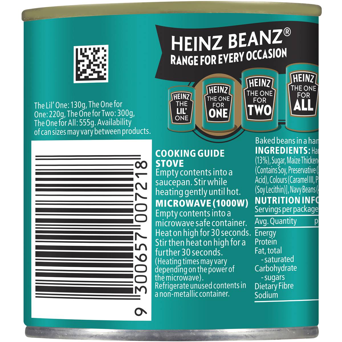 Heinz Baked Beans In Ham Sauce Canned Breakfast Beans 220g Woolworths