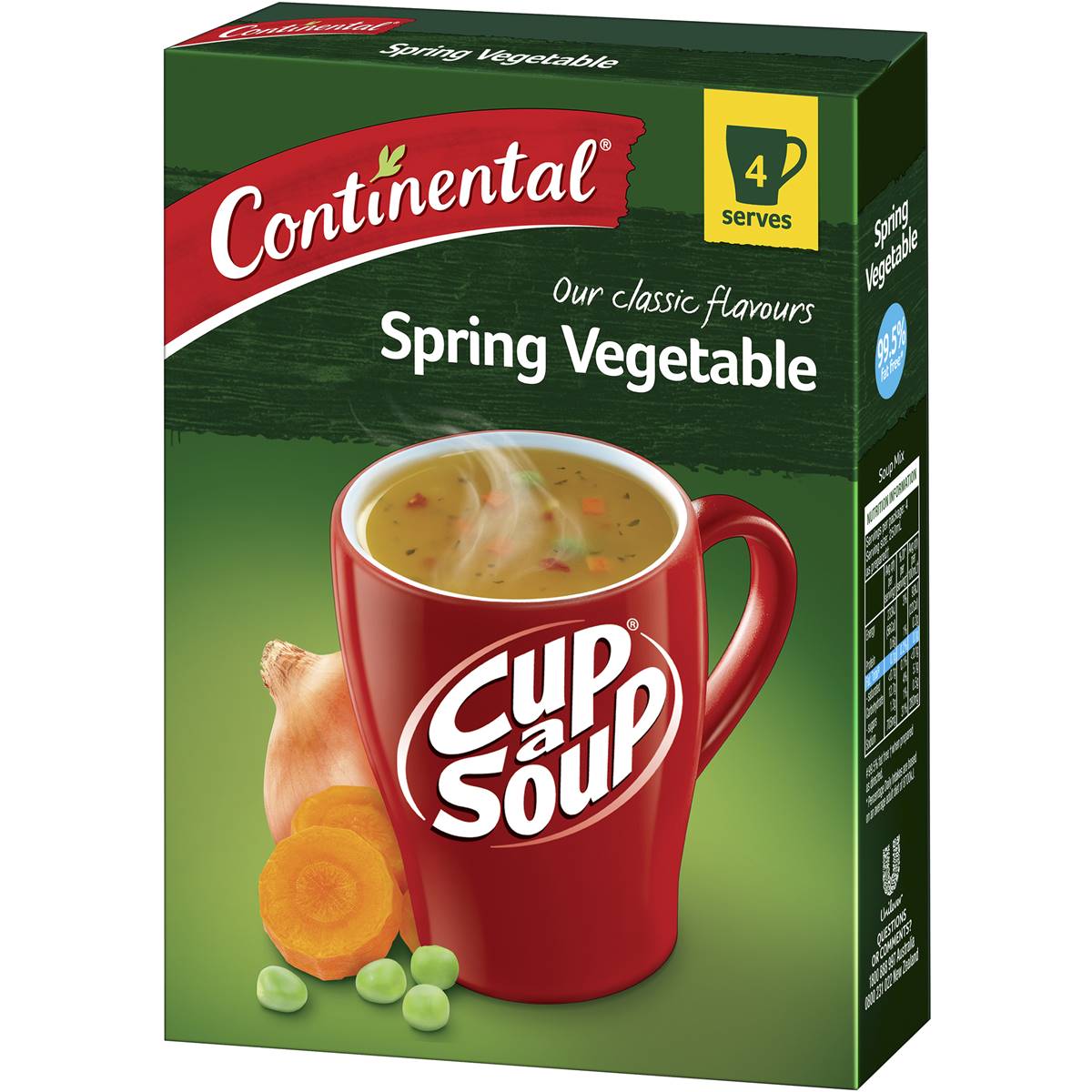 Continental Classics Cup A Soup Original Spring Vegetable 60g Woolworths