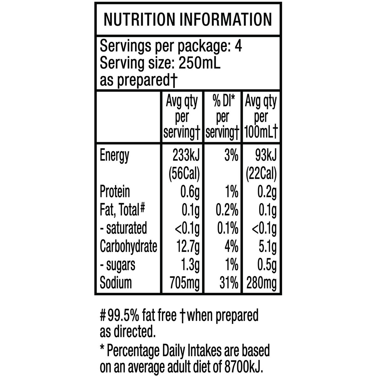 Continental Classics Cup A Soup Original Spring Vegetable 60g Woolworths