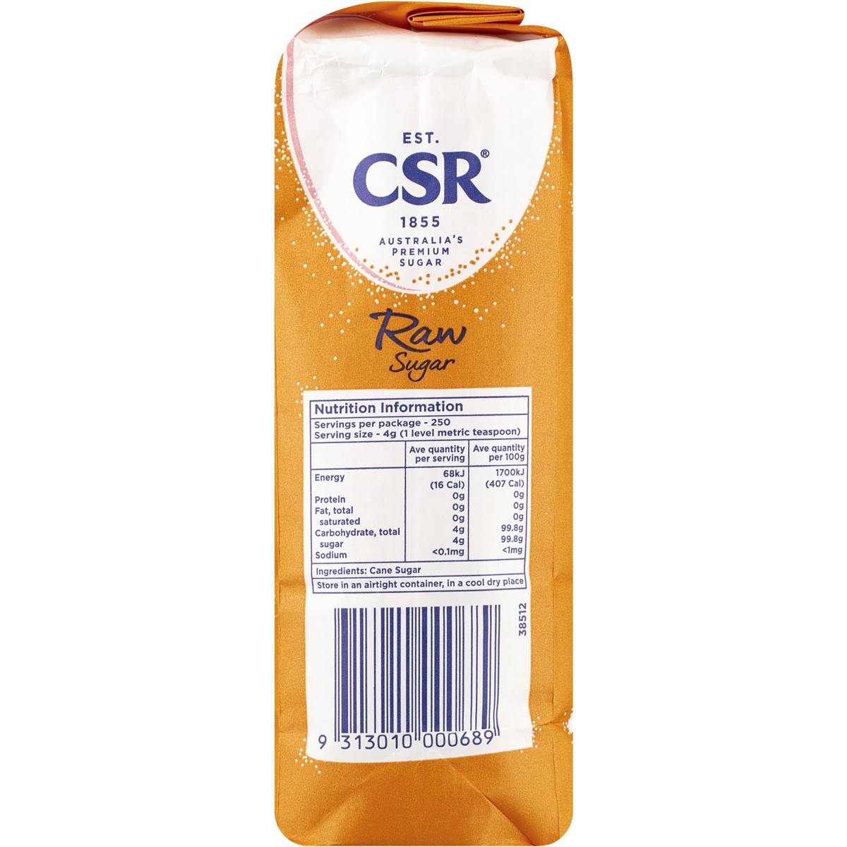 Csr Raw Sugar 1kg Woolworths