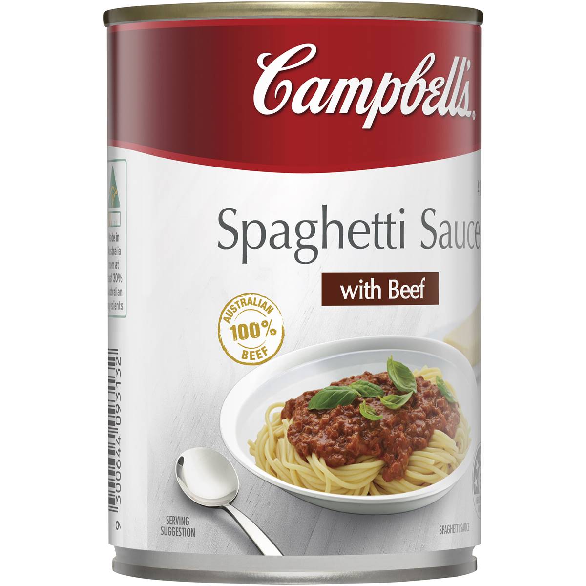 Campbell's Spaghetti Sauce With Beef With Beef 410g Woolworths