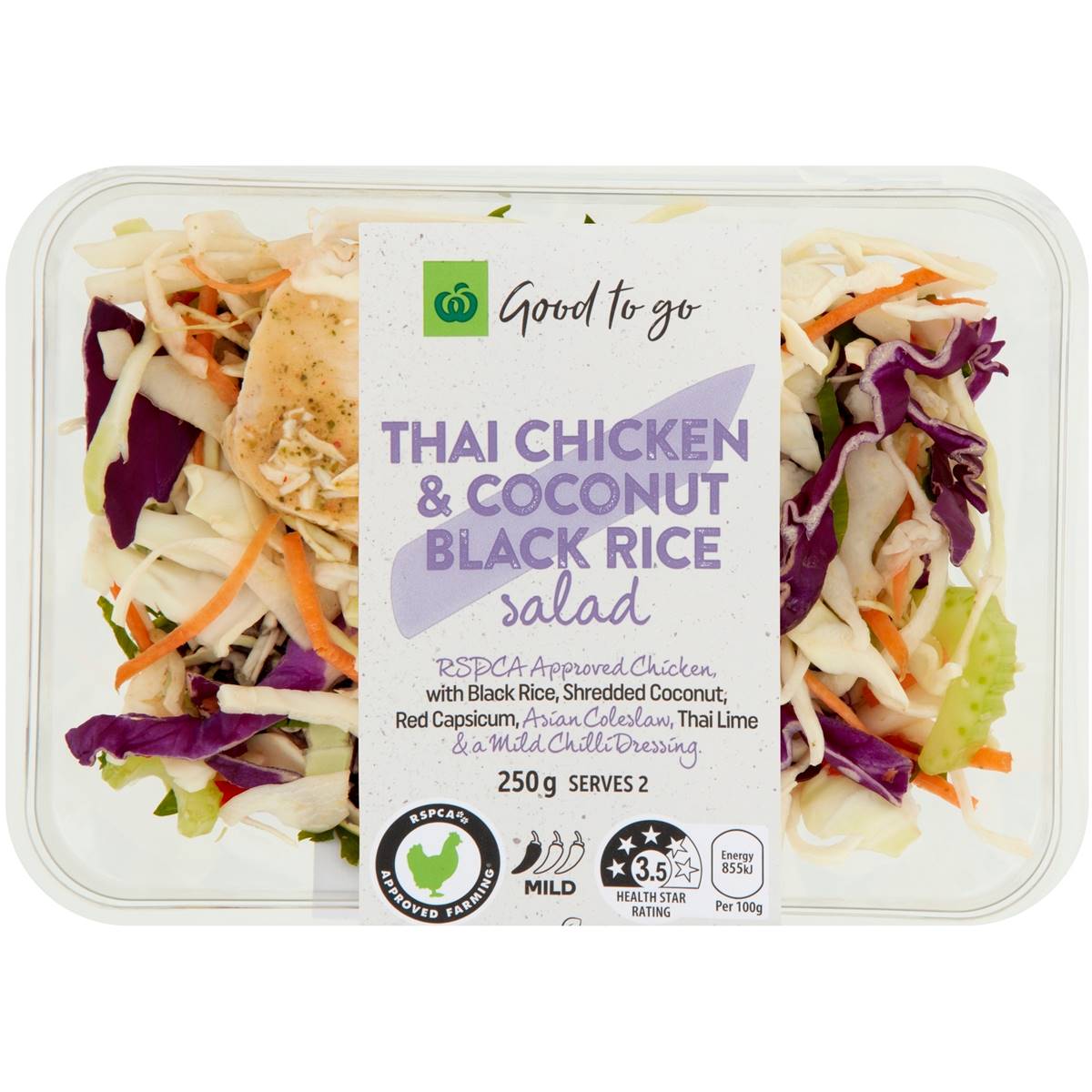 Woolworths Good To Go Thai Coconut Wild Rice Salad 250g Woolworths