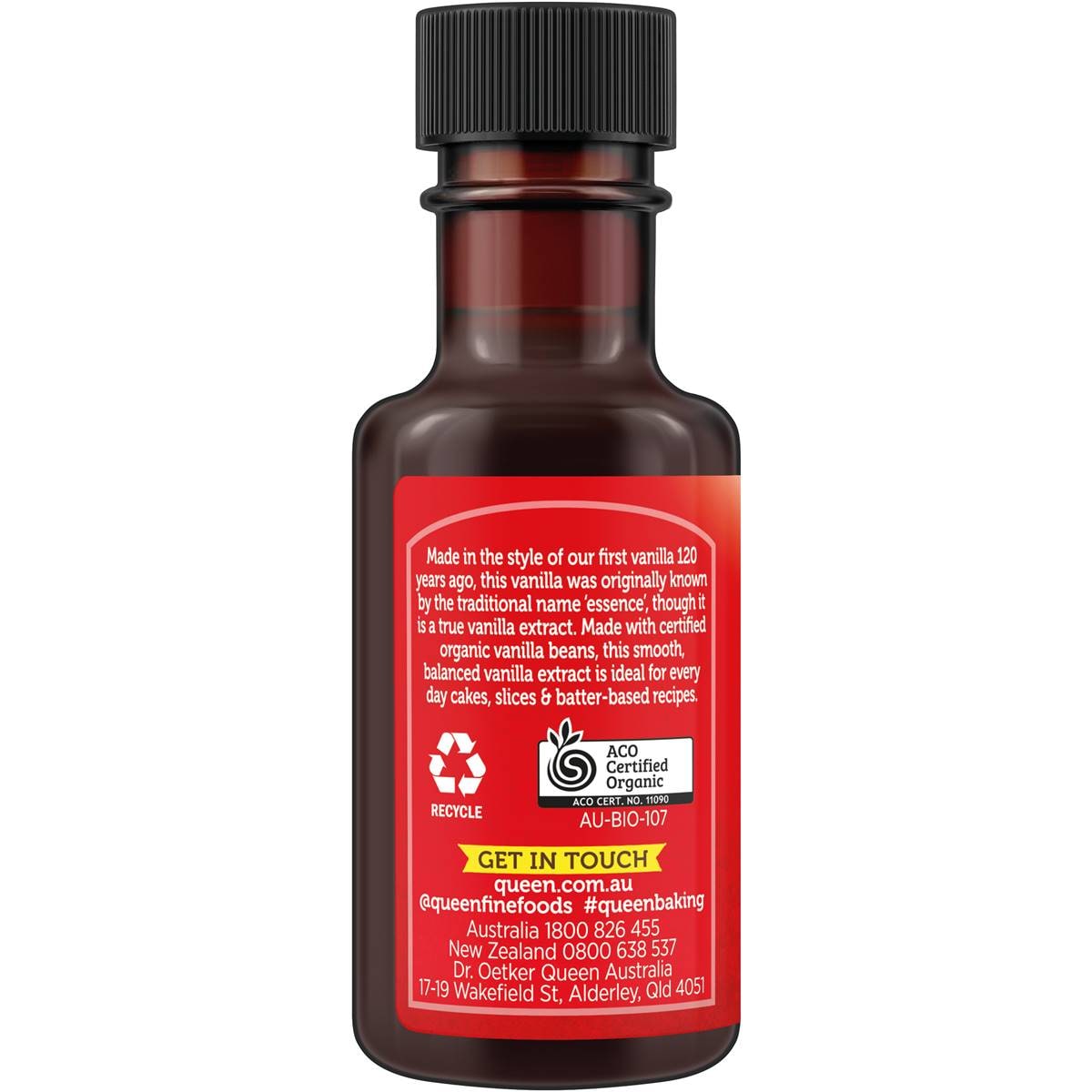 Queen Organic Vanilla Extract 50ml Woolworths
