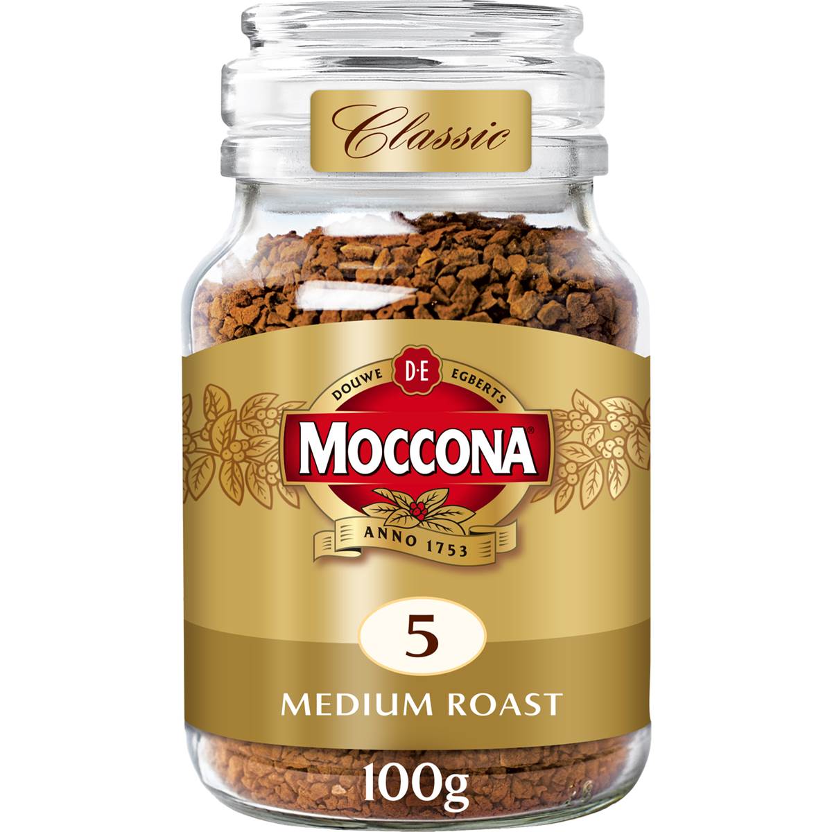 Moccona Freeze Dried Instant Coffee Classic Medium Roast 100g Woolworths