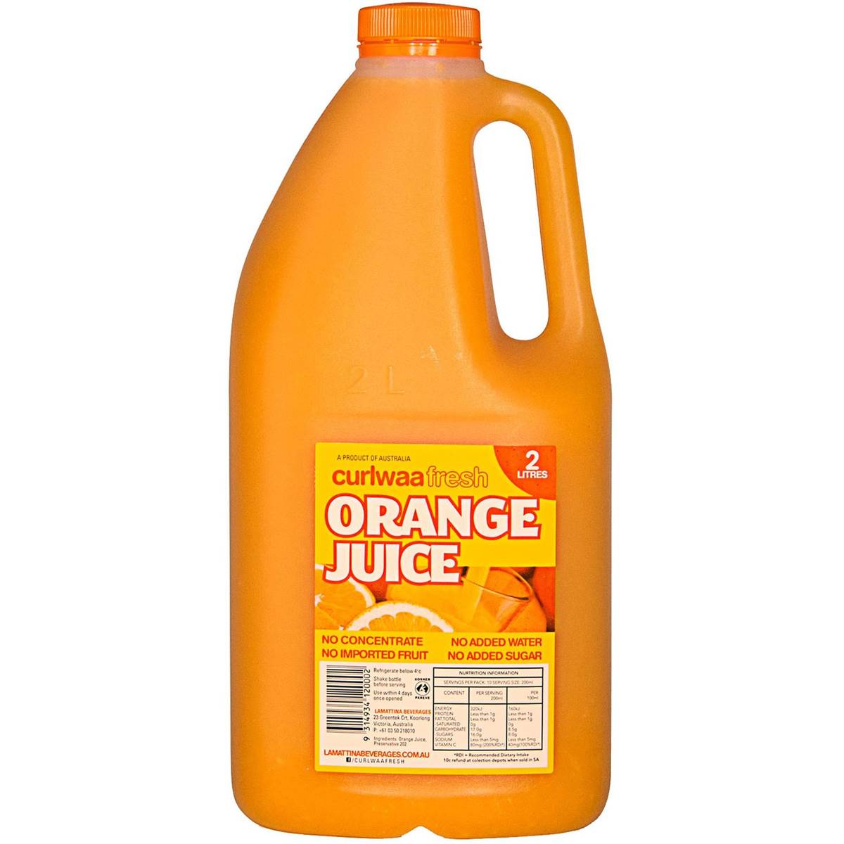 Curlwaa Fresh Orange Orange Fresh