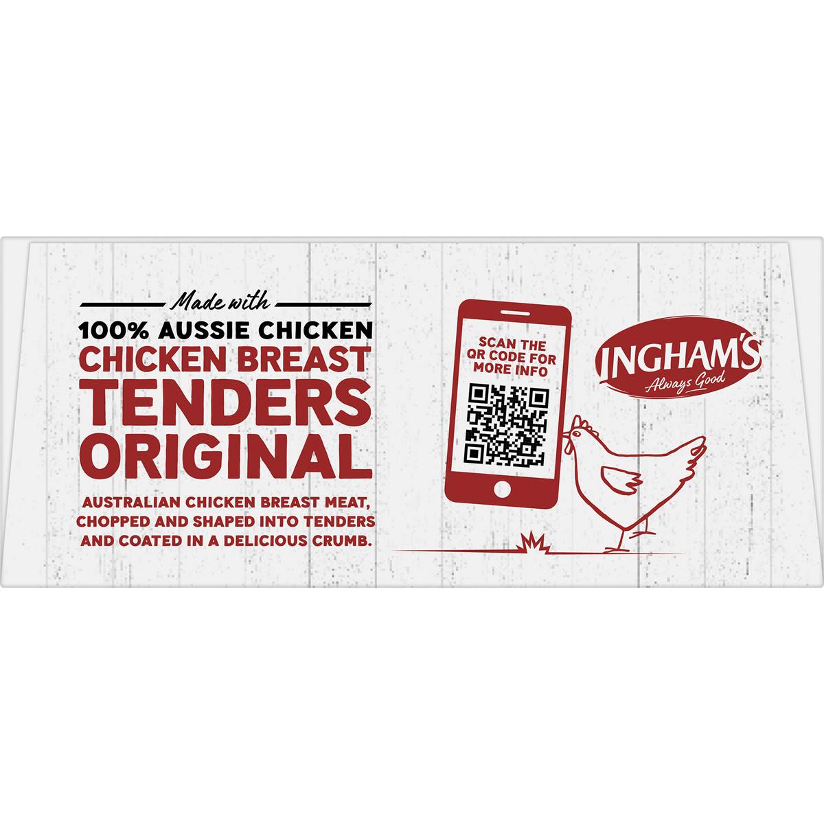 Ingham's Frozen Chicken Breast Tenders Original 400g Woolworths