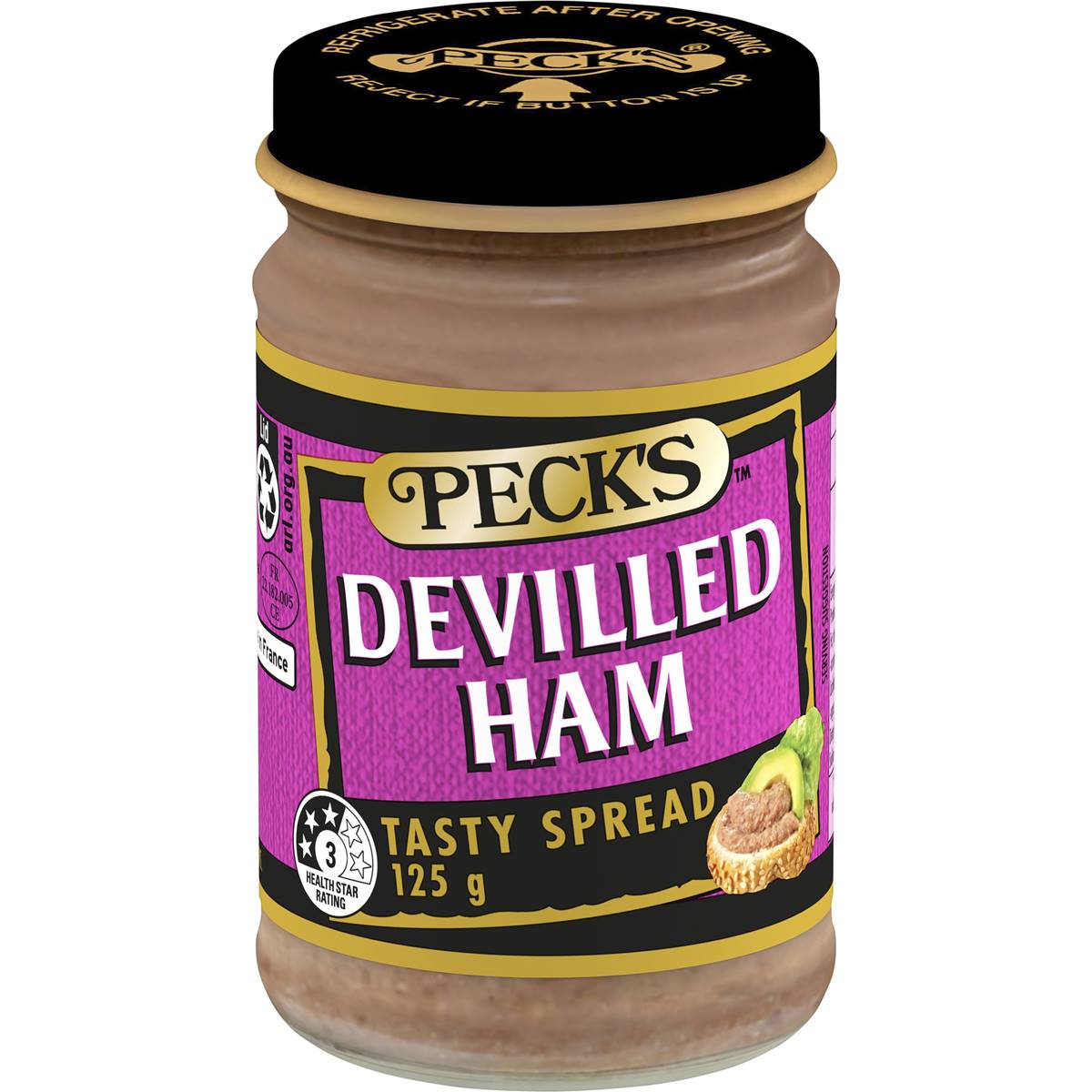 Peck's Devilled Ham Spread 125g Woolworths