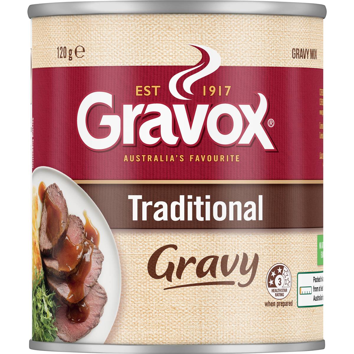 Gravox Traditional Gravy Mix Tin 120g Woolworths