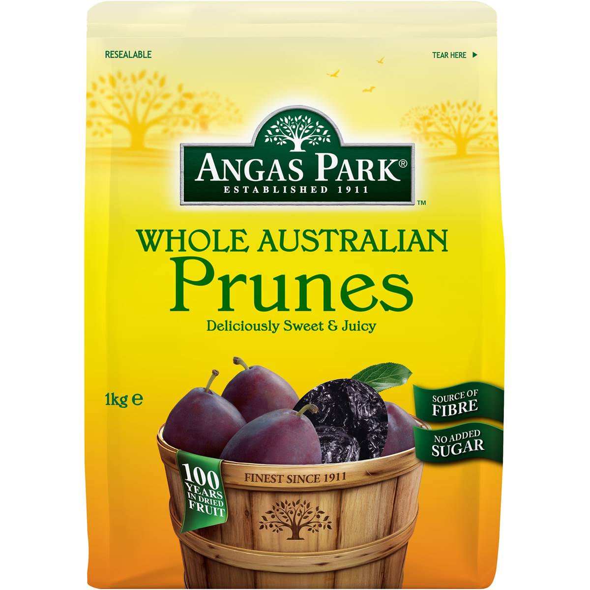 Angas Park Prunes Large 1kg Woolworths