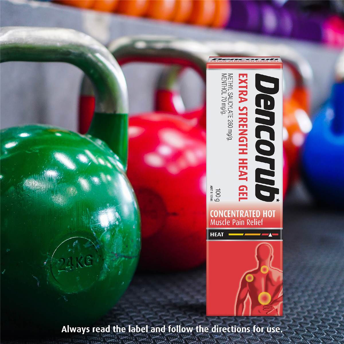 Dencorub Gels Extra Strength Heat 100g Woolworths