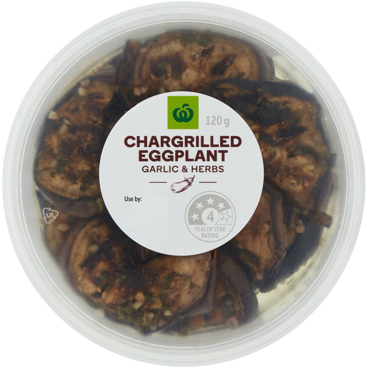 Woolworths Chargrilled Eggplant 120g Woolworths