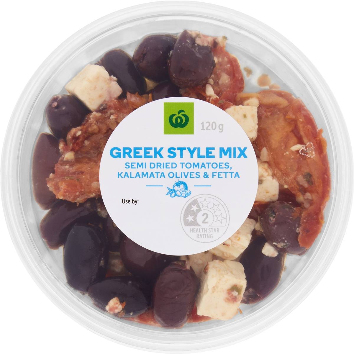 Woolworths Greek Mix 120g Woolworths