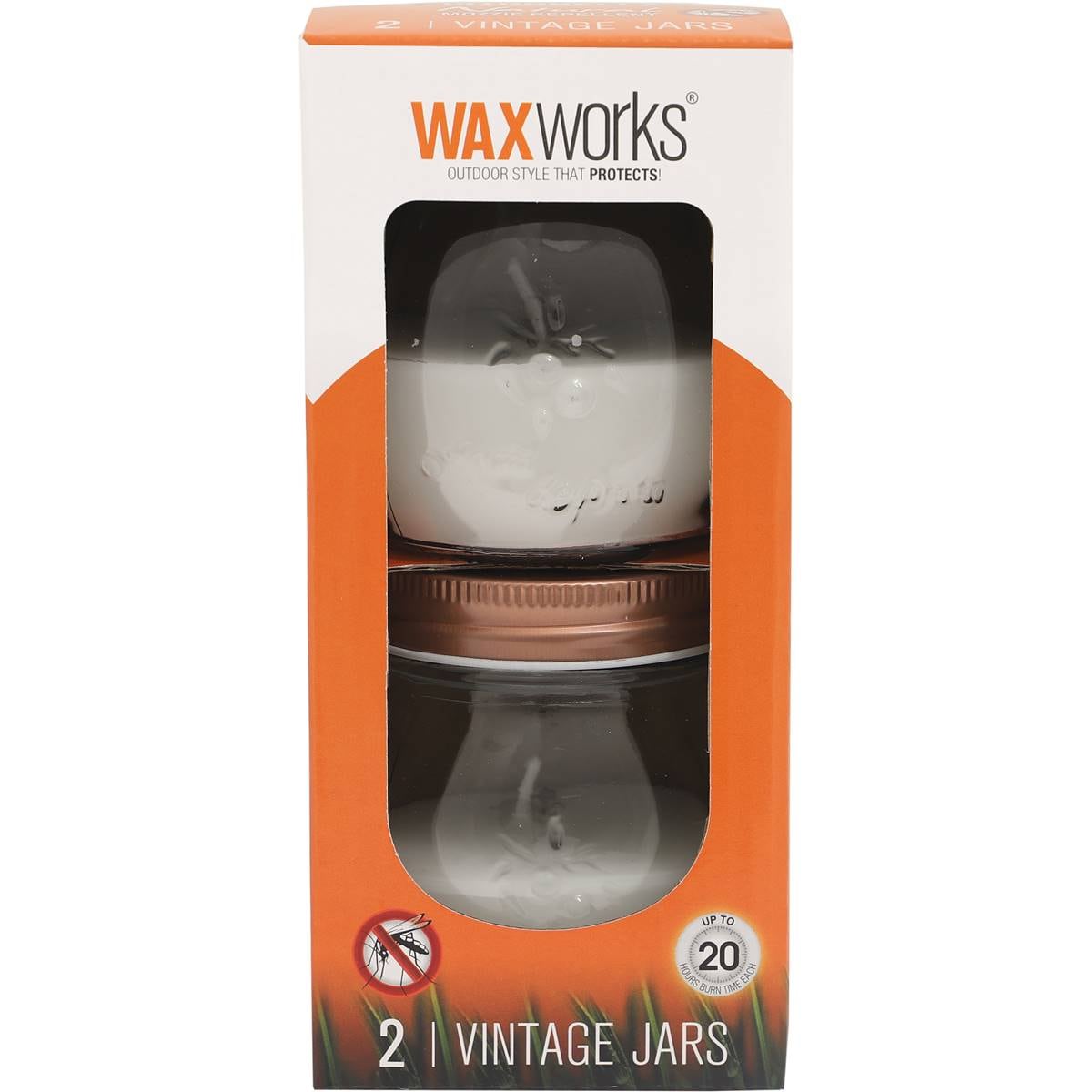 Waxworks Vintage Citronella Jam Jar 2 Pack Woolworths