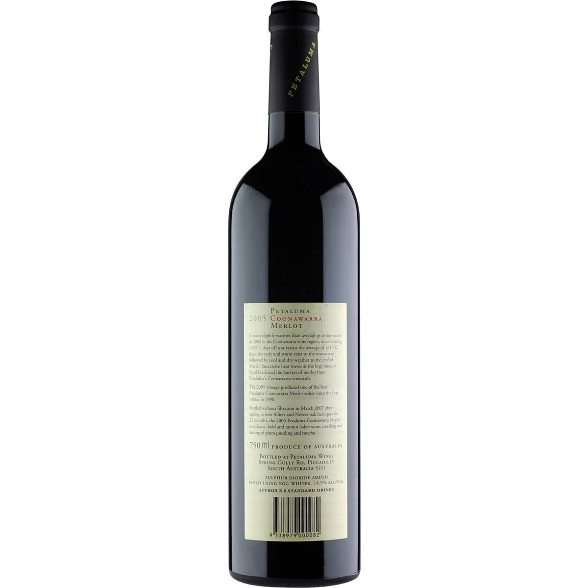 Petaluma Merlot 750ml | Woolworths