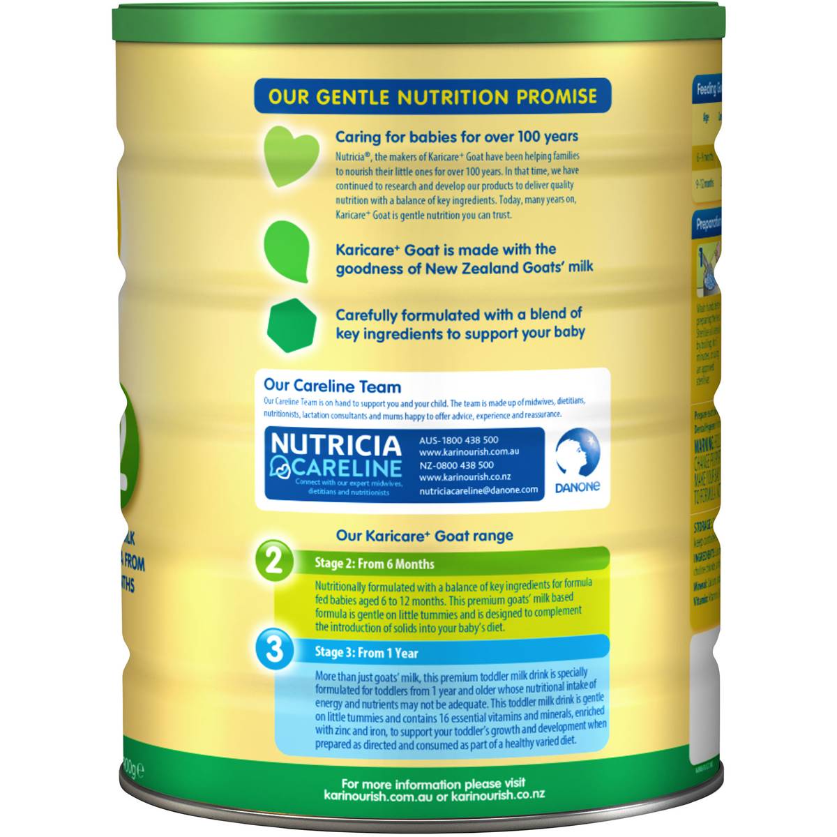 Karicare Goat Milk Followon Formula Stage 2 612 Months 900g Woolworths