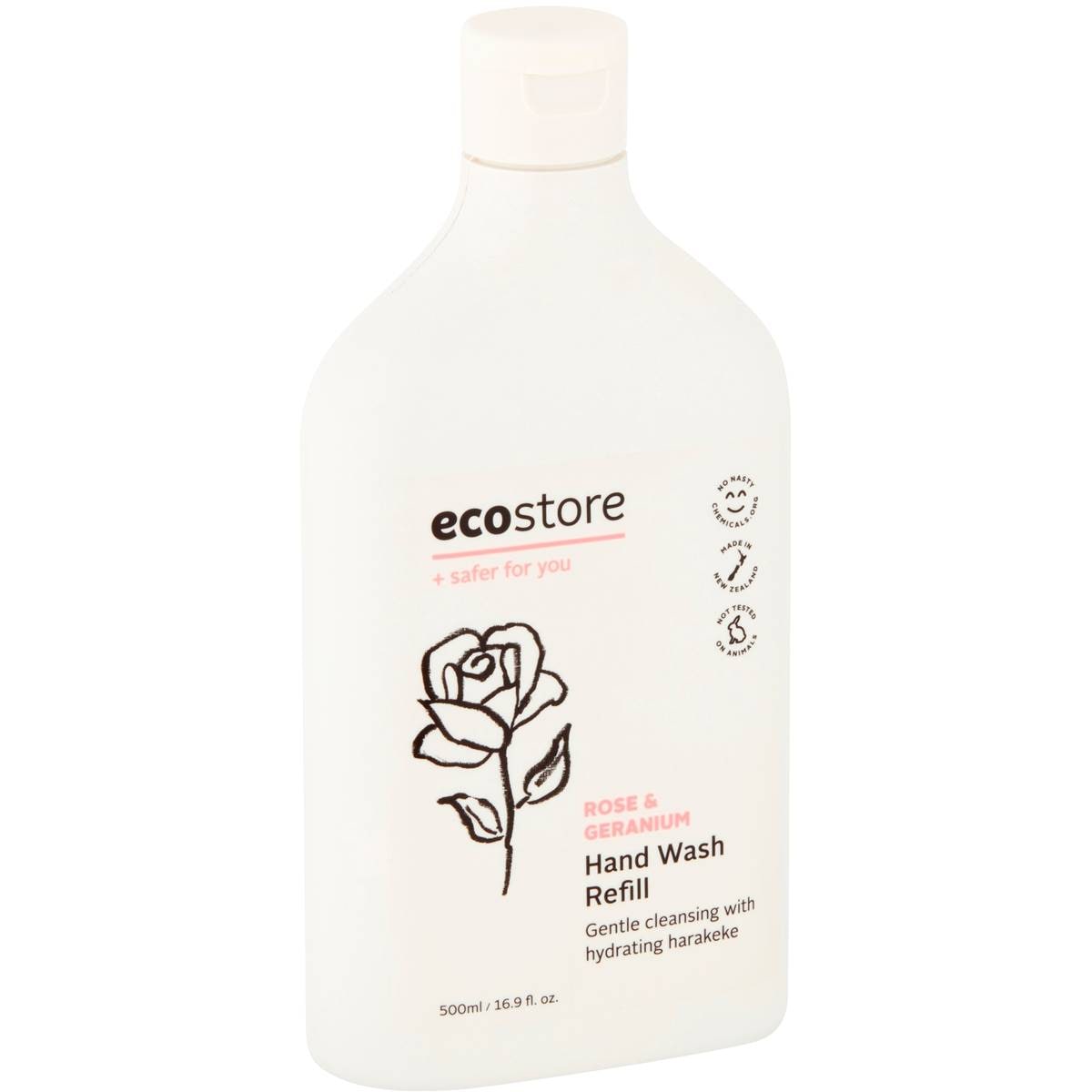 Ecostore Hand Wash Refill Rose And Geranium 500ml Woolworths