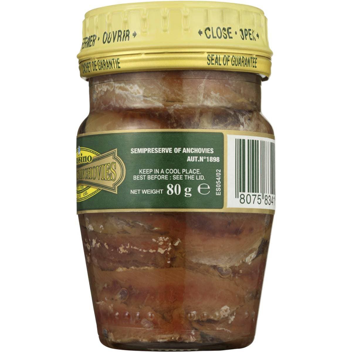 Russino Anchovies Flat 80g Woolworths