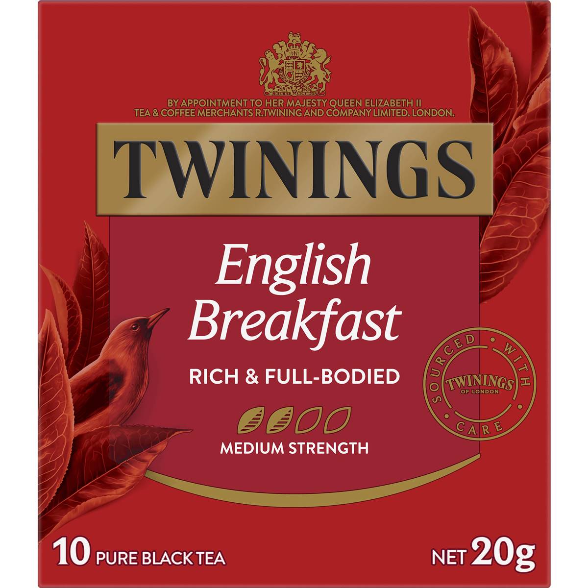 Twinings English Breakfast Tea Bags 10 Pack | Woolworths