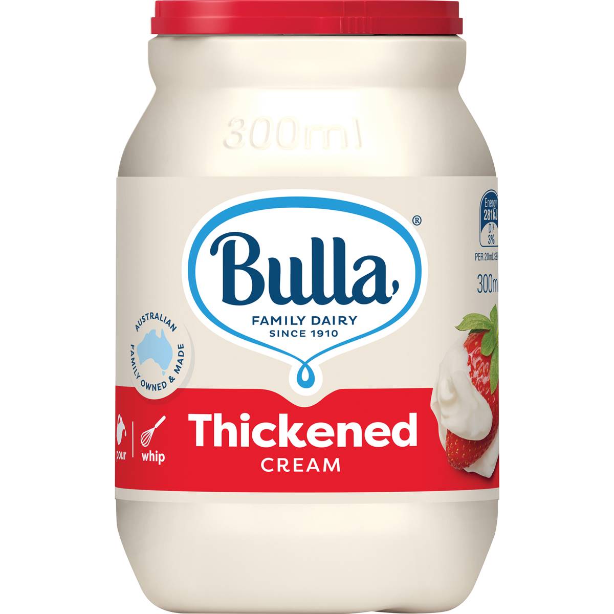 Bulla Thickened Cream 300ml Woolworths 