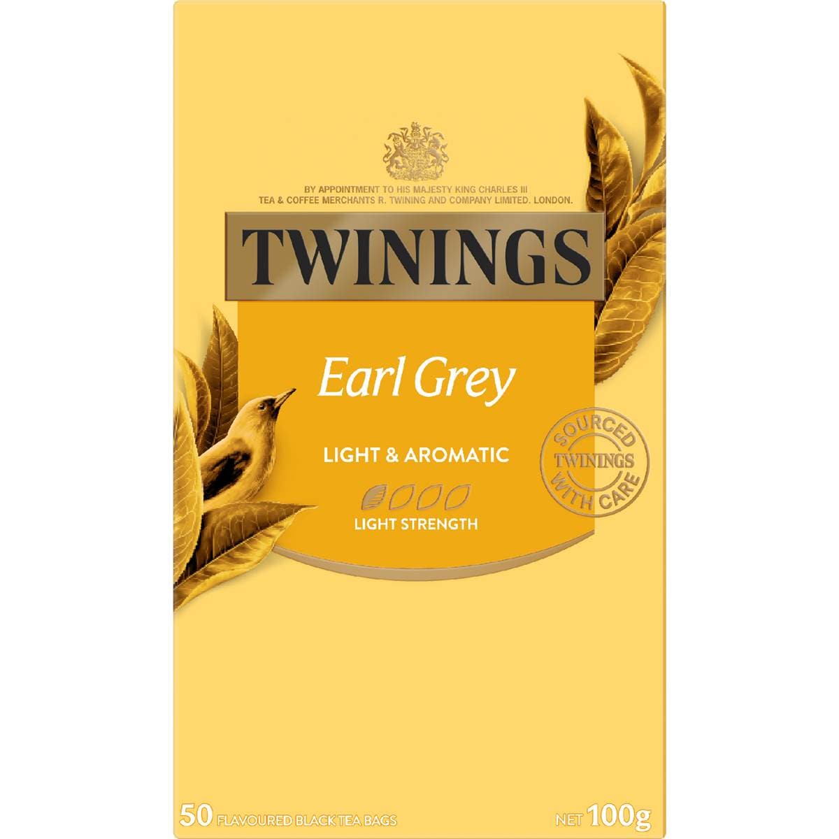Twinings Earl Grey Tea Bags 50 Pack Woolworths