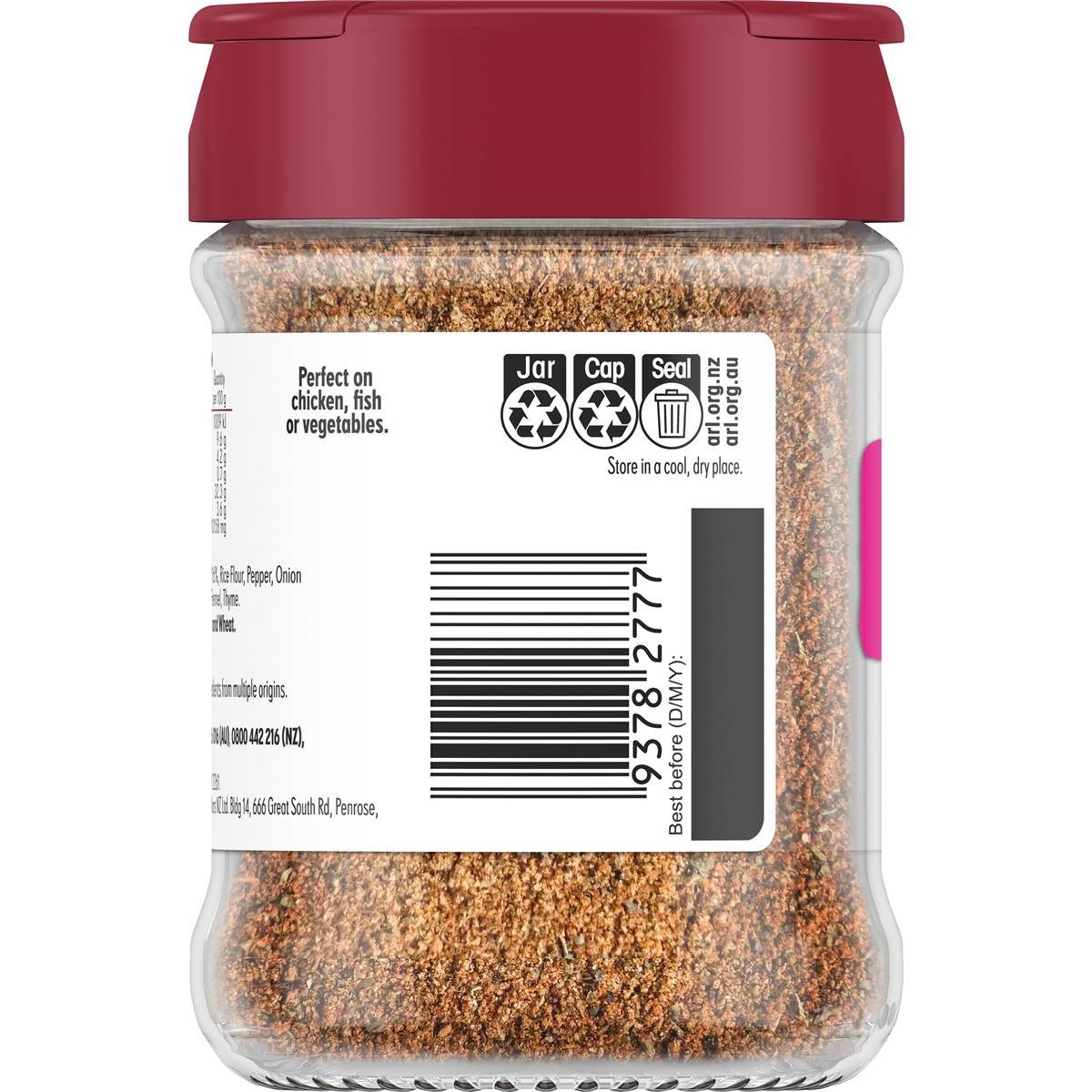 Masterfoods Cajun Spice Blend Hot Seasoning 115g Woolworths