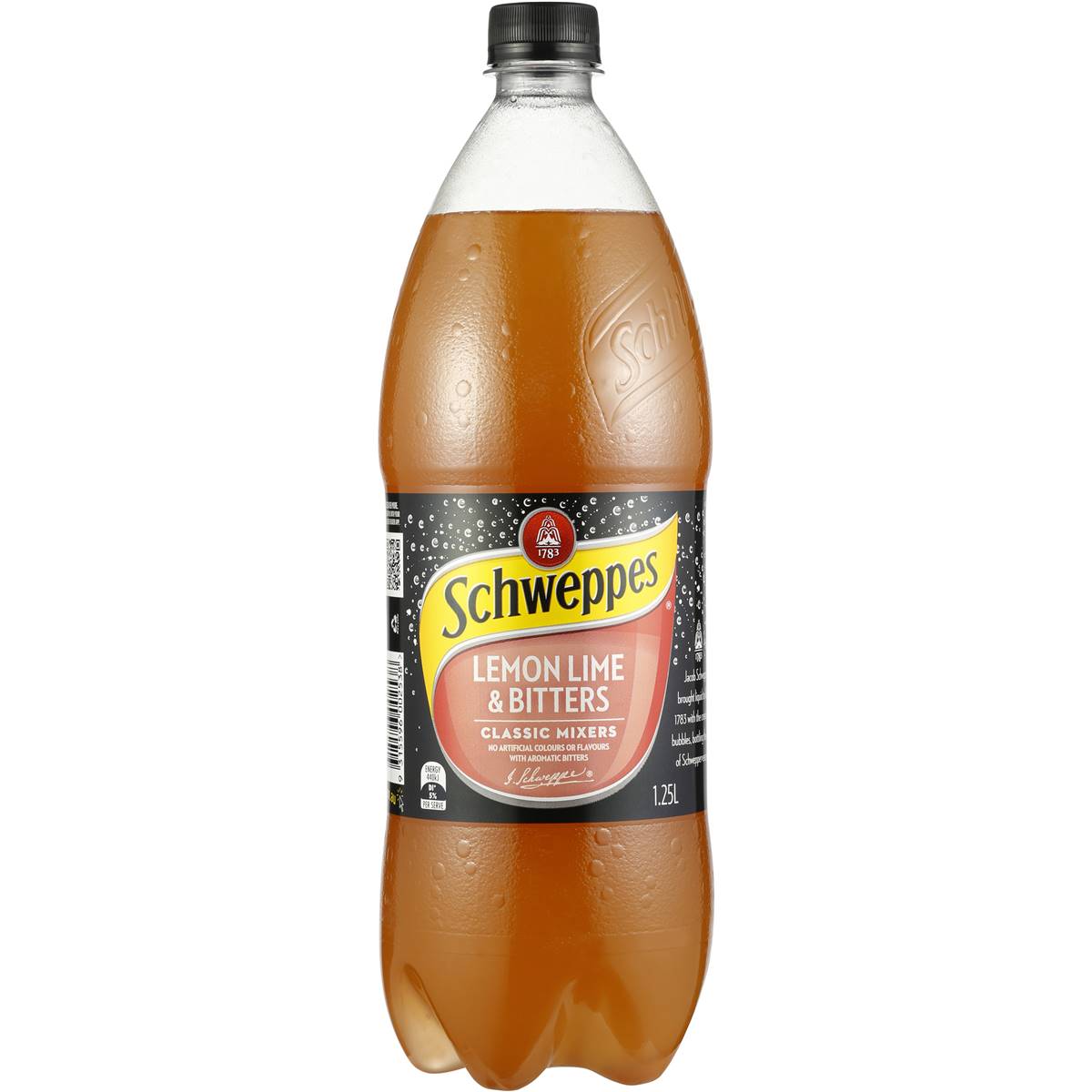 Schweppes Lemon Lime & Bitters 1.25l Woolworths