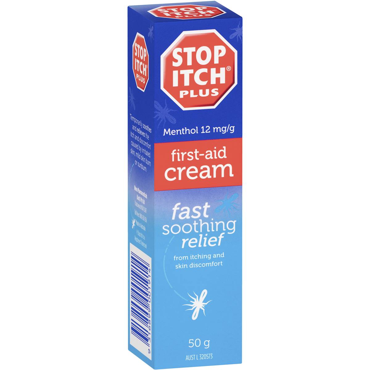 Stop Itch Plus Antiseptic First Aid Itch Cream 50g Woolworths