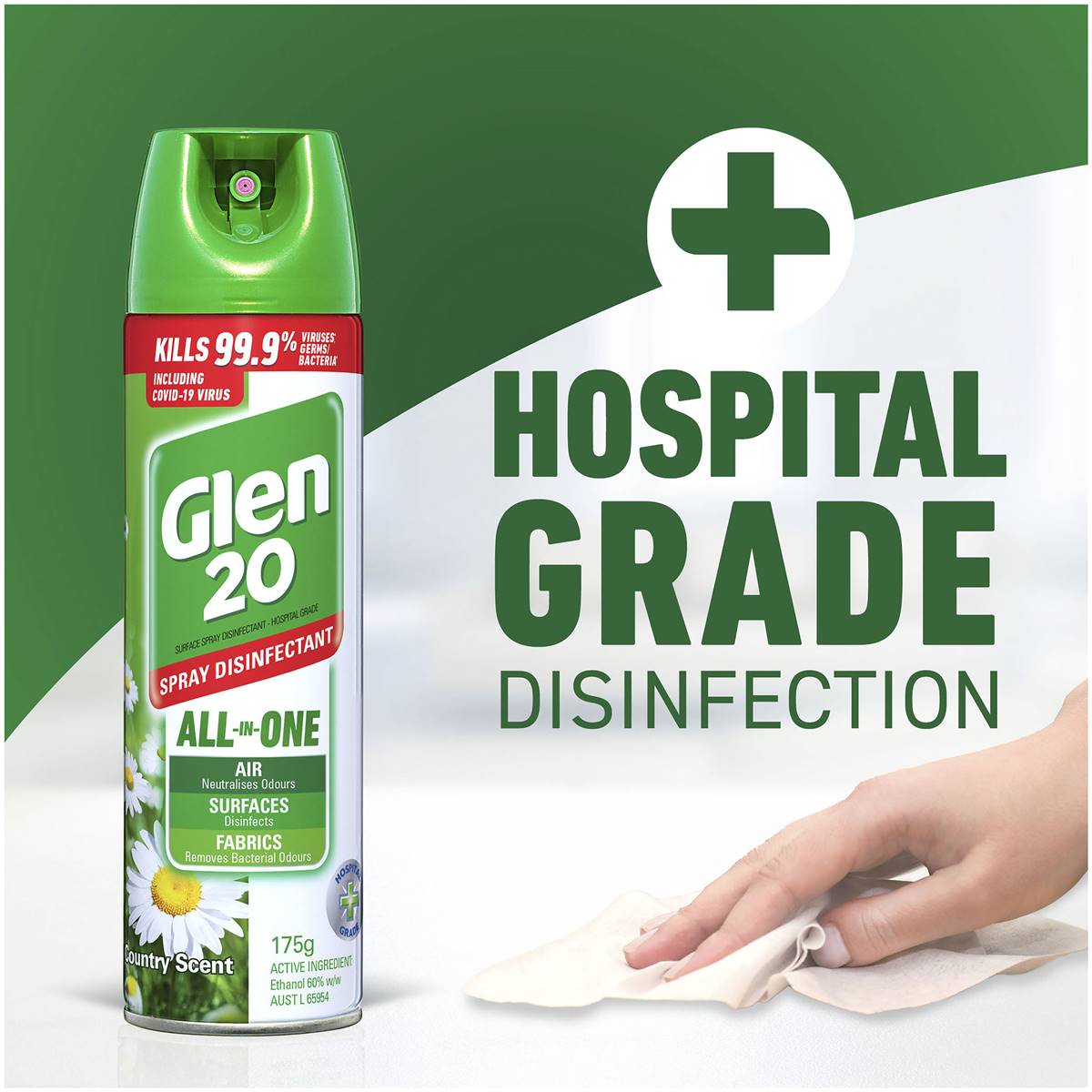 Dettol Glen 20 Disinfectant Spray Country Scent 175g Woolworths