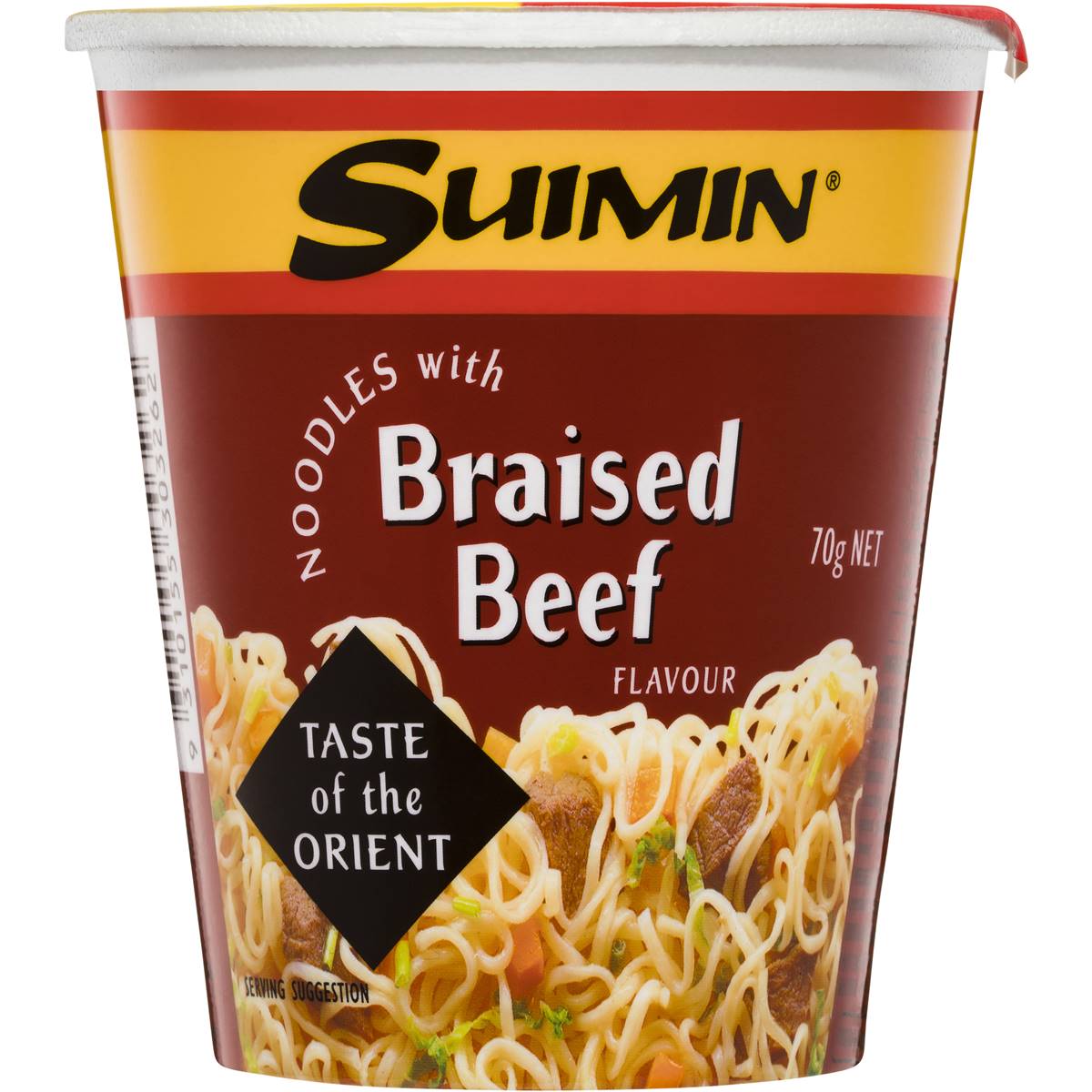 Suimin Brasied Beef Noodle Cup 70g Woolworths Suimin Brasied Beef Noodle Cup 70g Woolworths