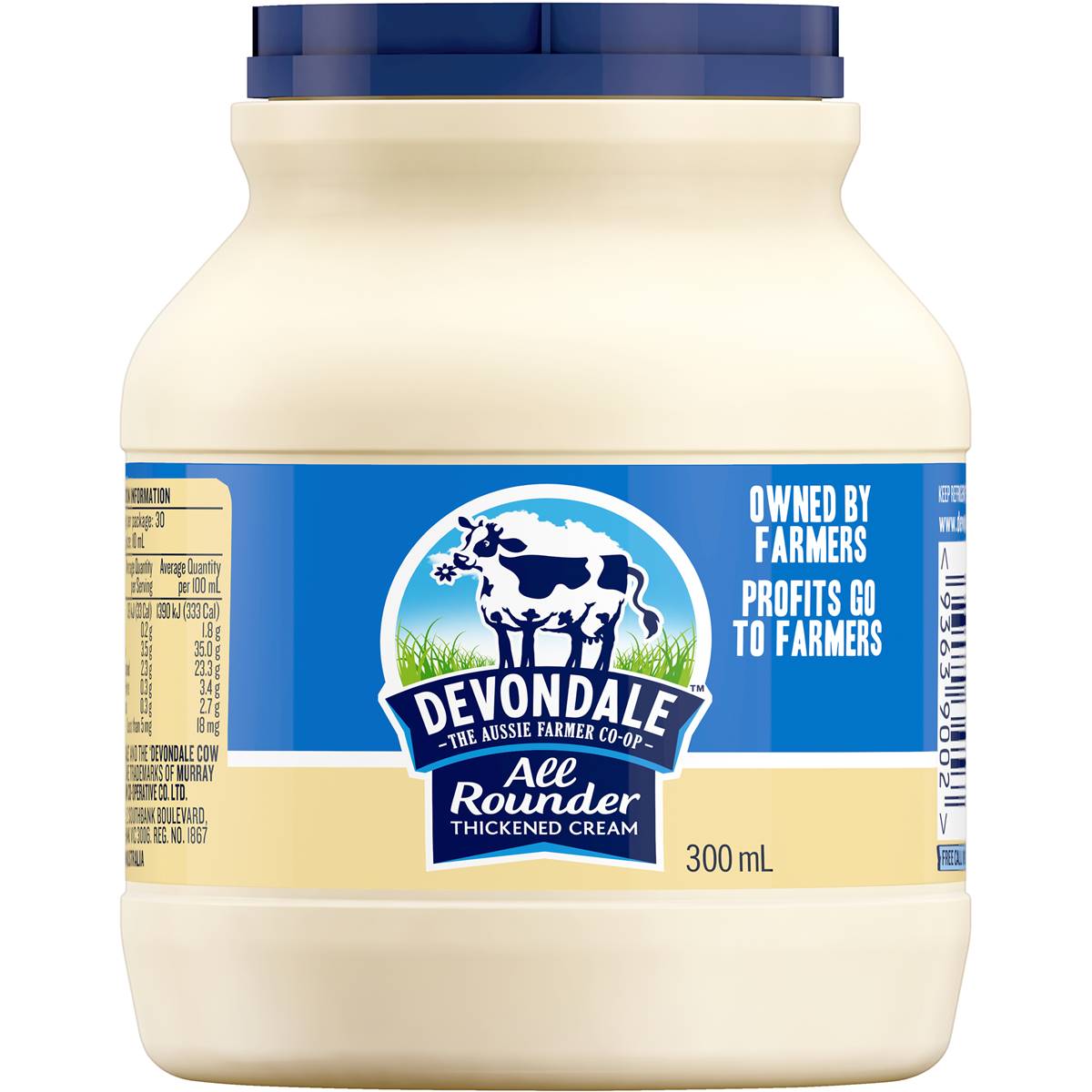 Devondale Thickened Cream 300ml Woolworths