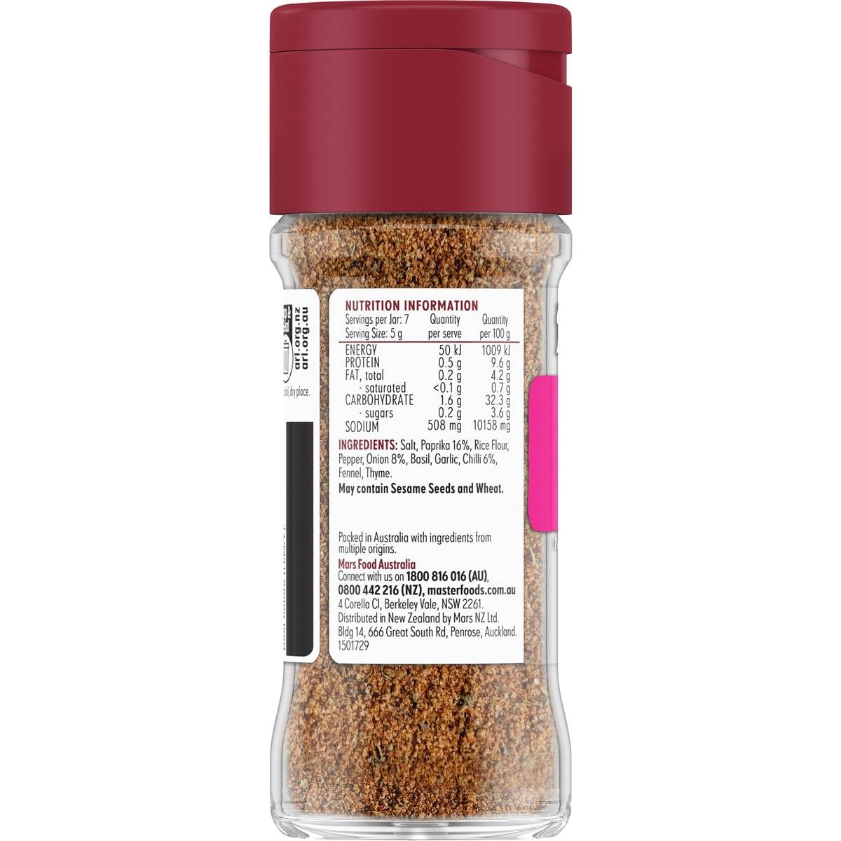 Masterfoods Cajun Seasoning 35g Woolworths