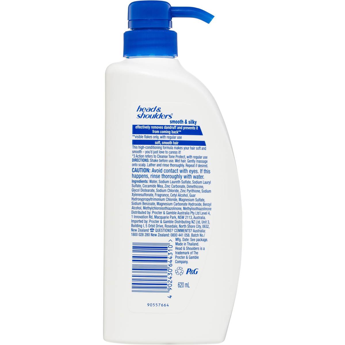 Head & Shoulders Smooth & Silky Antidandruff Shampoo 620ml Woolworths